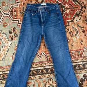 LOFT Dark Blue Flare Jeans